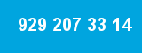 929 207 33 14 929 207 33 14